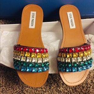 Steve Madden Serenade Rainbow Sandals 